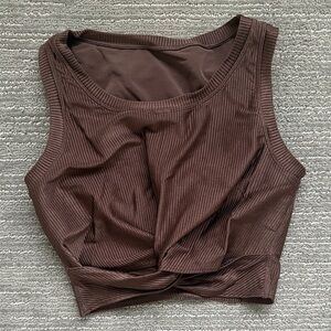 Aerie Ribbed Crop workout tank